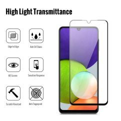 JP 2x 3D Tempered Glass, Samsung Galaxy A22 4G, black