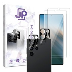 JP Combo Pack, Set of 2 Tempered Glass and 2 Camera Glass, Samsung Galaxy S25 Ultra