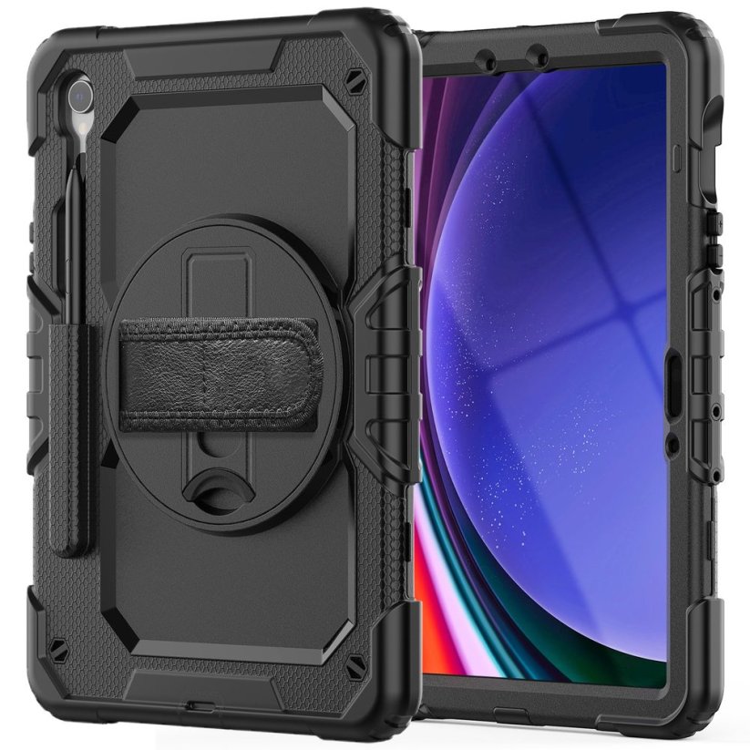 JP Solid360 obal na tablet, Samsung Tab S9 11.0" (X710 / X716B), černý