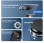 360° magnetický nastavitelný přísavný držák telefonu do auta s rubidiovým magnetem, černý, C46