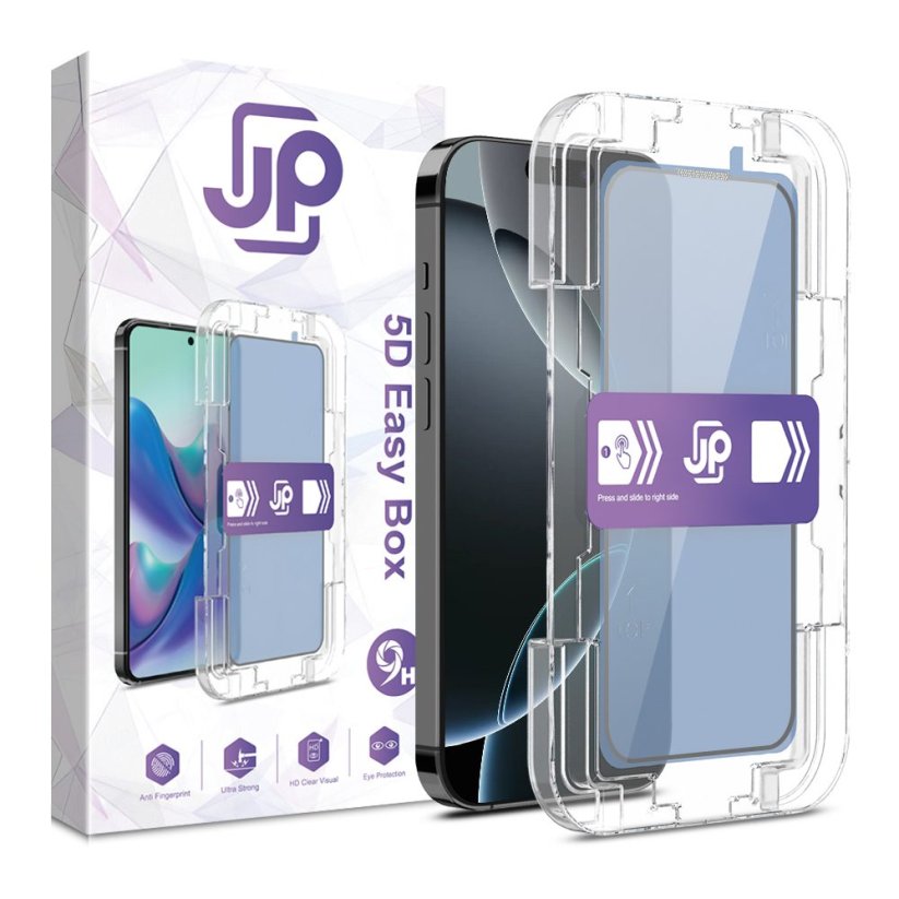 JP Easy Box 5D Tempered Glass, iPhone 16 Pro