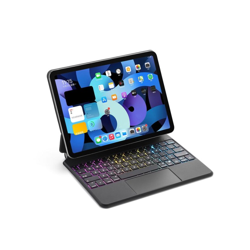 JP Magnetic Keyboard MK04 pouzdro na tablet, iPad 10.9 2022 (iPad 10) / iPad 11 2025 (iPad 11), černé