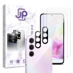 JP Combo pack, Sada 2 tvrzených skel a 2 sklíček na fotoaparát, Samsung Galaxy A36