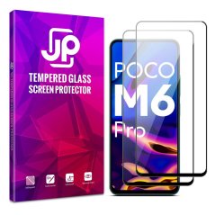 JP 2x 3D Tempered glass, Xiaomi Poco M6 Pro, black