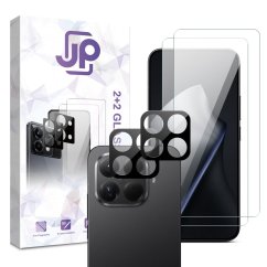 JP Combo pack, Sada 2 tvrzených skel a 2 sklíček na fotoaparát, Xiaomi 15T Pro