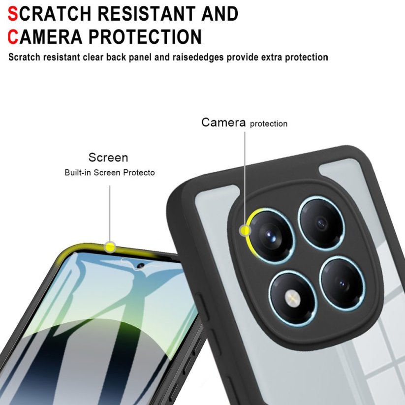 JP Defense colorful obal, Xiaomi Redmi Note 14 Pro 5G, černý