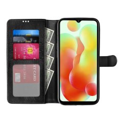 JP Wallet case, Xiaomi Redmi 12C, black