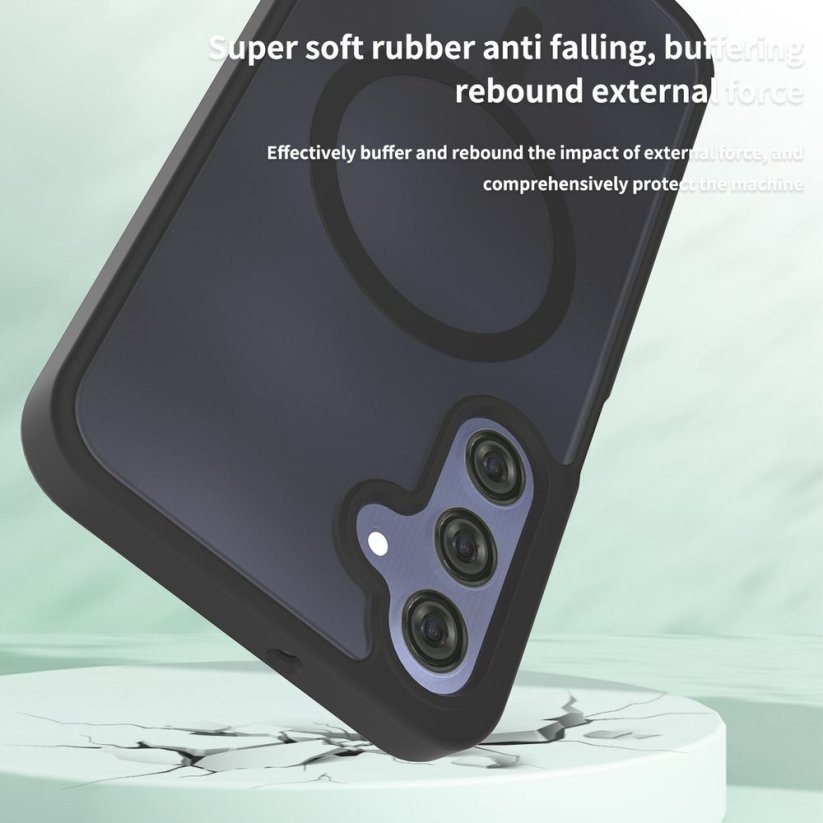 JP MagFit Colour MagSafe obal s N52 magnetem, Samsung Galaxy A16 5G, černý