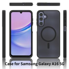 JP MagFit Colour MagSafe obal s N52 magnetem, Samsung Galaxy A16 5G, černý