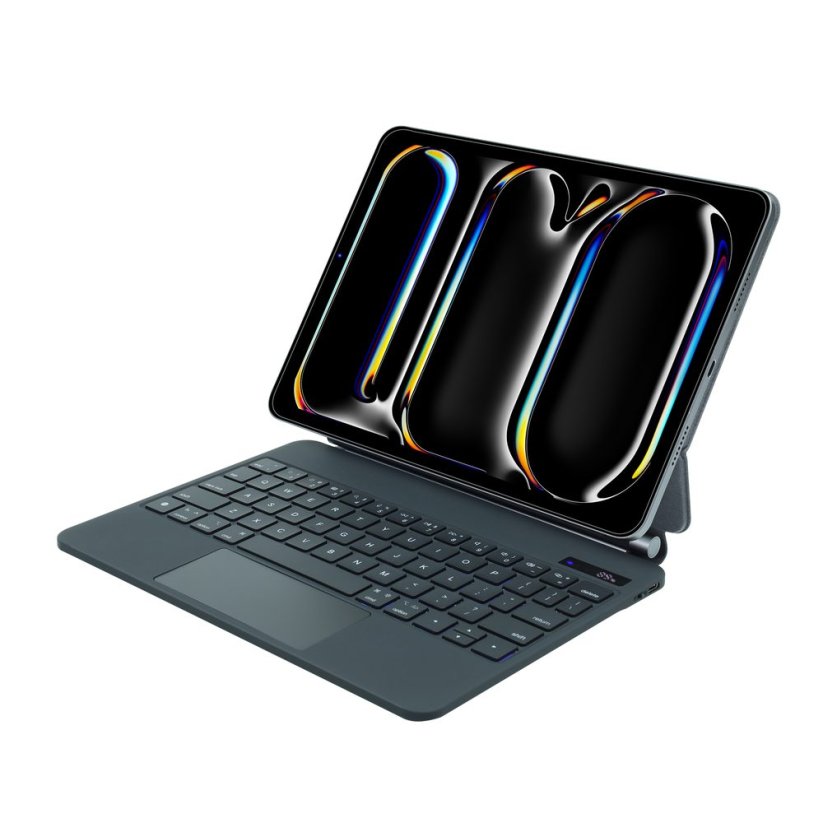 JP Magnetic Keyboard MK01 pouzdro na tablet s displejem, iPad Pro 11 2024 / 2025, černé