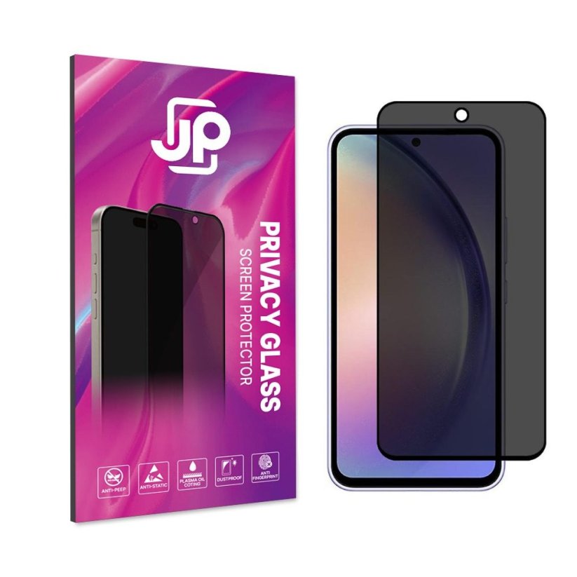 JP Privacy Tempered Glass, Samsung Galaxy A55, Black