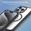 JP MagFit Clear MagSafe obal s N52 magnetem, iPhone 15 Pro, zelený