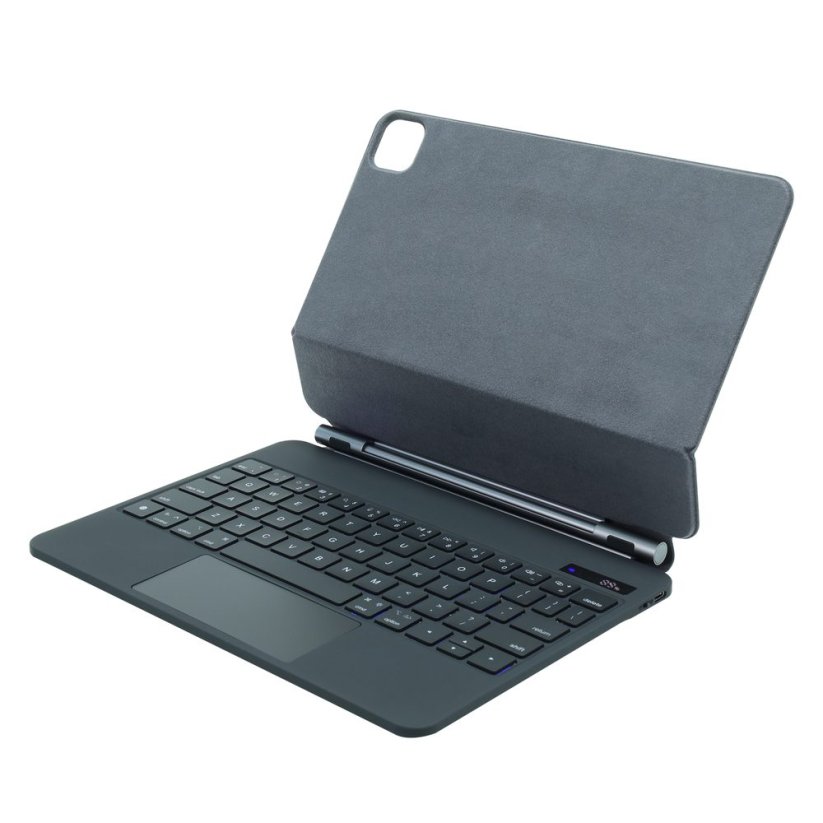 JP Magnetic Keyboard MK01 Tablet Case with Display, iPad Pro 11 2018 / 2020 / 2021 / 2022, iPad Air 4 10.9 2020 / Air 5 10.9 2022 / Air 11 2024, Black