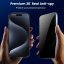 JP SimpleFlow Privacy Tvrzené sklo s jednoduchou aplikací, iPhone 15