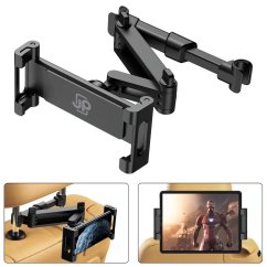 JP Tablet Holder for Car Headrest TH01, Black