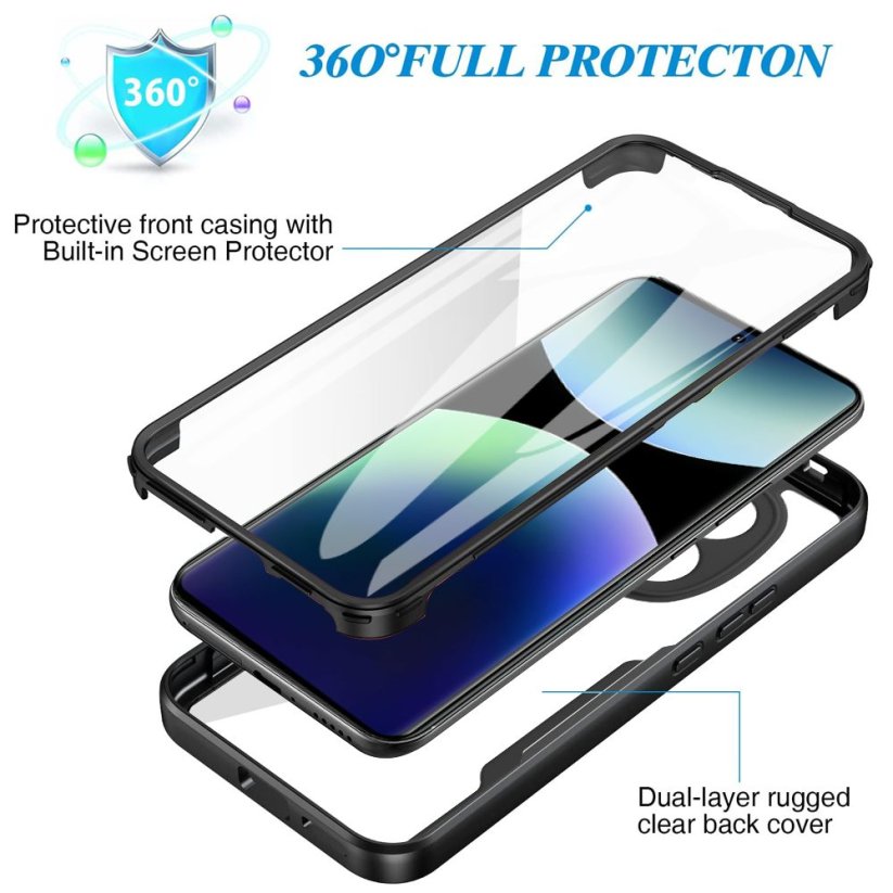 JP Defense colorful obal, Xiaomi Redmi Note 14 Pro 5G, černý