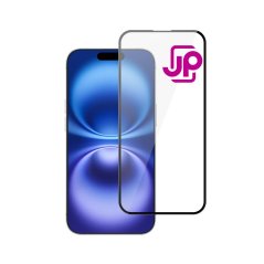 JP 5D Tvrzené sklo, iPhone 16 Pro, černé
