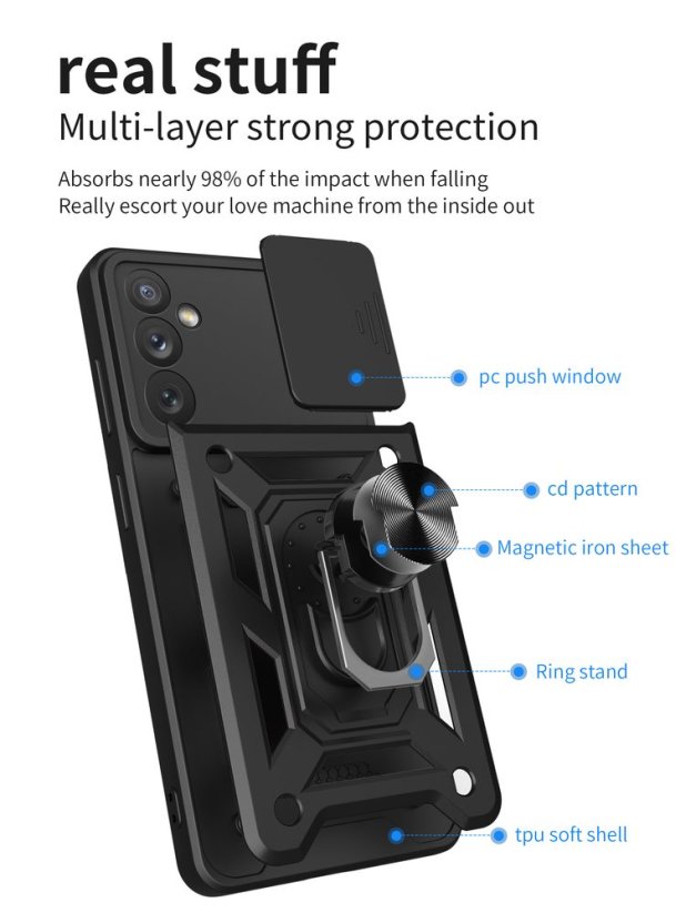 JP CamShield, Samsung Galaxy A34, černý