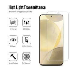 JP Combo pack, Sada 2 tvrzených skel a 2 sklíček na fotoaparát, Samsung Galaxy S25