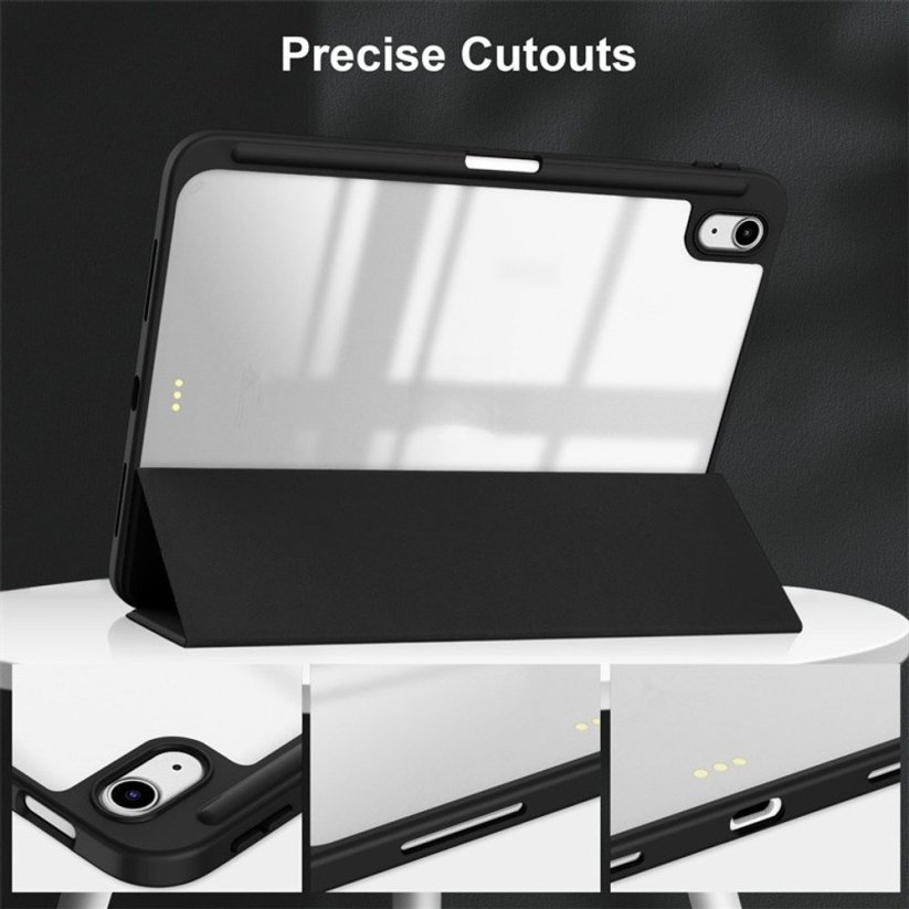 JP Smart case Pen Elegant pouzdro na tablet, iPad Pro 11 2018 / 2020 / 2021 / 2022, iPad Air 4 10.9 2020 / Air 5 10.9 2022 / Air 11 2024, černé