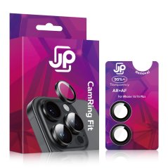 JP Camring Fit, sklíčko pro čočku fotoaparátu, iPhone 16 / 16 Plus, černé