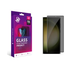 JP Titan Privacy extra durable Tempered Glass, Samsung Galaxy S25 Ultra, Black