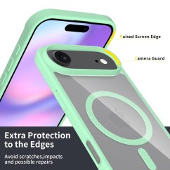 JP MagFit Clear MagSafe obal s N52 magnetem, iPhone Air, zelený