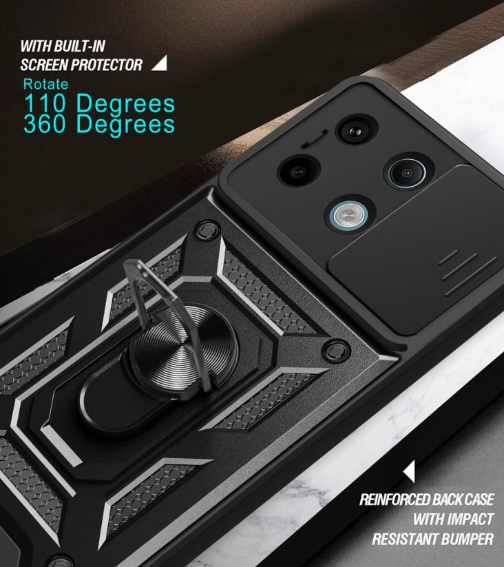 JP CamShield, Xiaomi Redmi Note 13 Pro 5G / Poco X6 5G, black