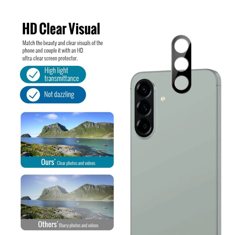 JP Combo pack, Sada 2 tvrzených skel a 2 sklíček na fotoaparát, Samsung Galaxy A56