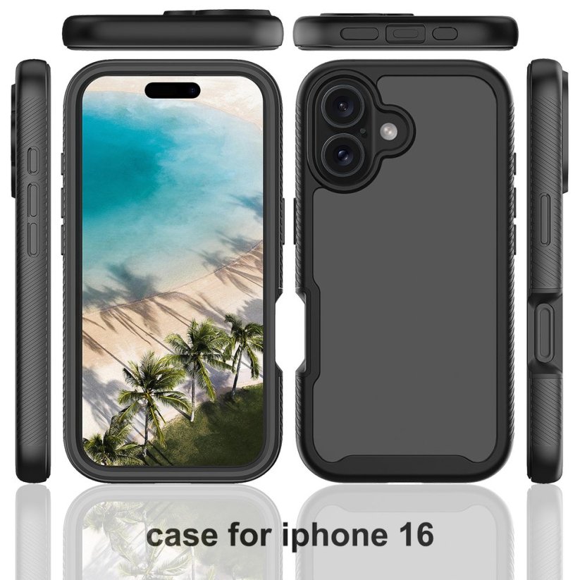 JP Defense360 case, iPhone 16, black