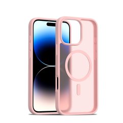 JP MagFit Colour MagSafe obal s N52 magnetem, iPhone 16 Pro Max, světle růžový