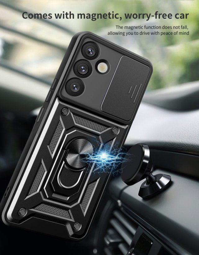 JP CamShield, Samsung Galaxy S25 Plus, černý