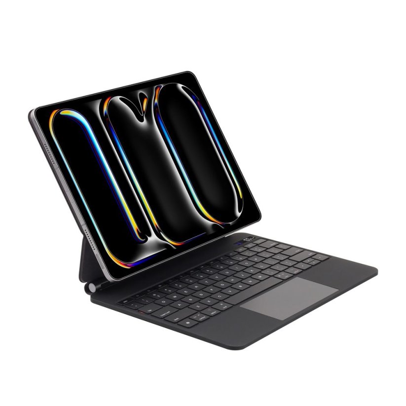 JP Magnetic Keyboard MK01 pouzdro na tablet s displejem, iPad Pro 13 2024 / 2025, černé