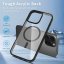 JP MagFit Clear MagSafe case with N52 magnet, iPhone 16 Pro Max, Blue